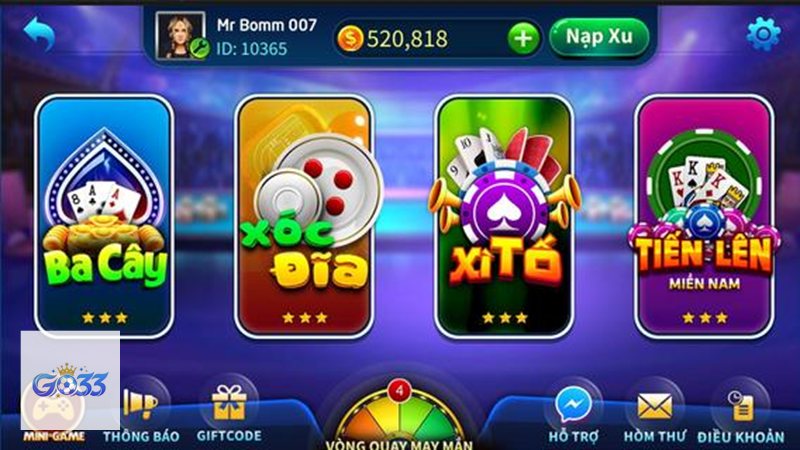 Game Bài go33 - Giao diện trực quan và bảo mật tài khoản Game Bài go33 - Giao diện trực quan và bảo mật tài khoản